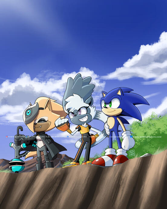 Sonic, Tangle and Whisper